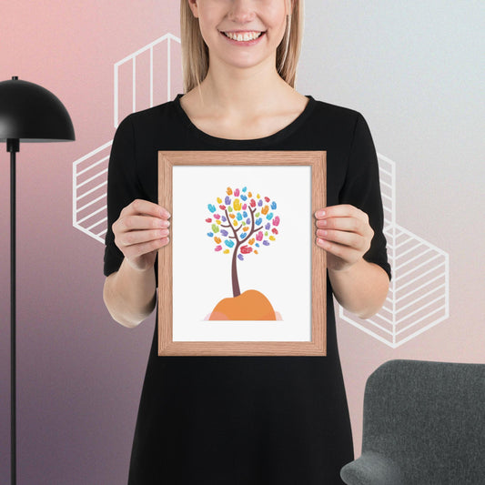 Unity Tree, Framed Art Print